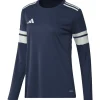 Adidas Damen Langarm Trikot Squadra 25 team navy blue 2-white