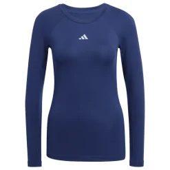 Adidas Damen Langarm T-Shirt Techfit team navy blue 2