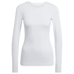 Adidas Damen Langarm T-Shirt Techfit white