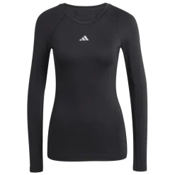 Adidas Damen Langarm T-Shirt Techfit black