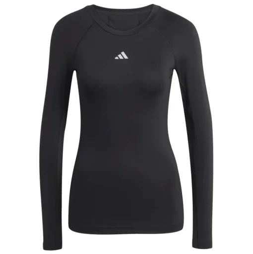 Adidas Damen Langarm T-Shirt Techfit black