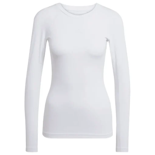 Adidas Damen Langarm T-Shirt Techfit white