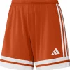 Adidas Damen Shorts Squadra 25 team orange-white