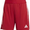 Adidas Damen Shorts Tiro 23 rot-weiß