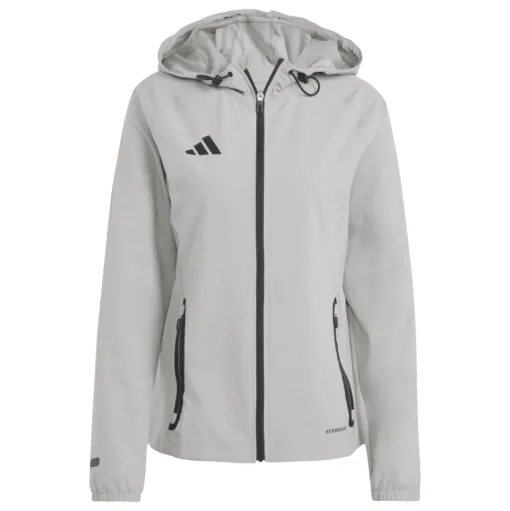 Adidas Damen Vis Tech Travel Jacke Tiro 25 Competition team mid grey