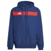 Adidas Full-Zip Hoodie Tiro 25 Essentials team navy blue-red