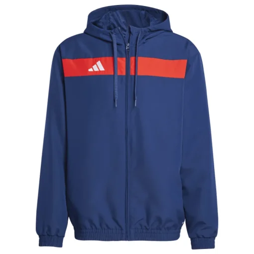 Adidas Full-Zip Hoodie Tiro 25 Essentials team navy blue-red