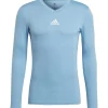 Adidas Herren Langarm Base Shirt Team blau