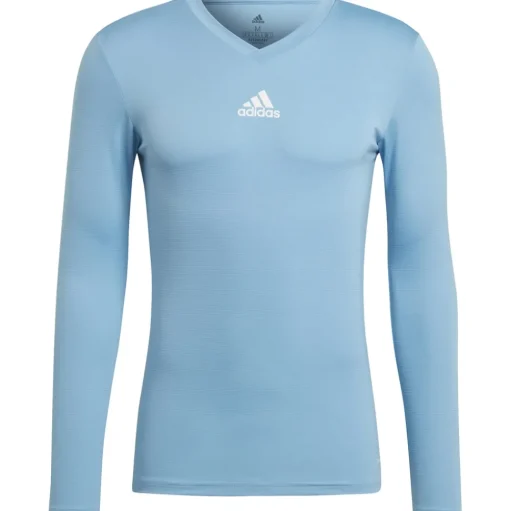 Adidas Herren Langarm Base Shirt Team blau