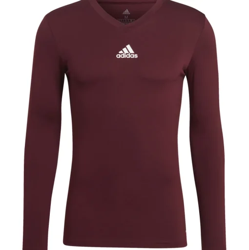 Adidas Herren Langarm Base Shirt Team rot