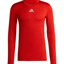 Adidas Herren Langarm Shirt Techfit Climawarm rot