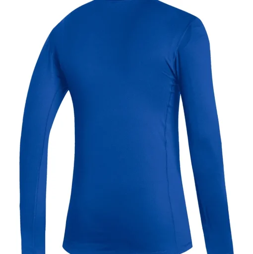 Adidas Herren Langarm Shirt Techfit Climawarm blau
