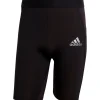 Adidas Herren Short Tights Techfit schwarz