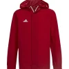 Adidas Kinder Allwetterjacke Entrada 22 rot