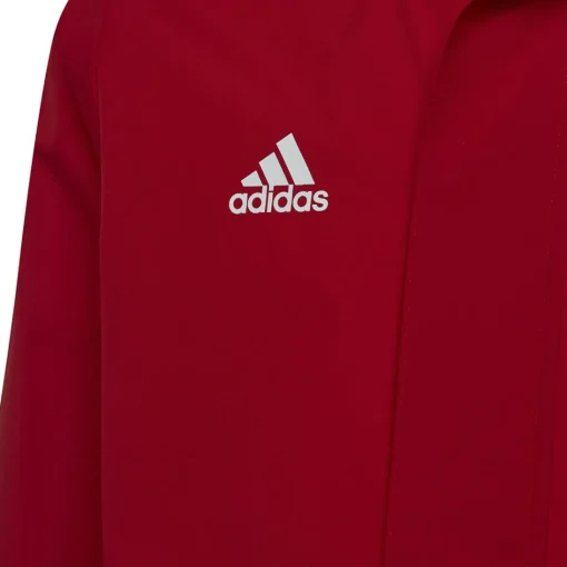 Adidas Kinder Allwetterjacke Entrada 22 rot