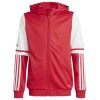 Adidas Kinder Full-Zip Hoodie Squadra 25 team power red 2-white