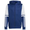 Adidas Kinder Full-Zip Hoodie Squadra 25 team navy blue 2-white