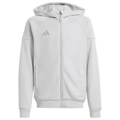 Adidas Kinder Full-Zip Hoodie Tiro 25 team light grey