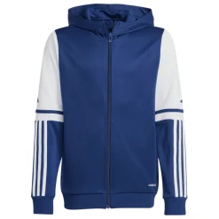 Adidas Kinder Full-Zip Hoodie Squadra 25 team navy blue 2-white