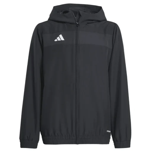 Adidas Kinder Full-Zip Hoodie Tiro 25 Essentials black-white