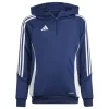 adidas Kinder Hoodie Tiro 24 Team Navy Blue / White