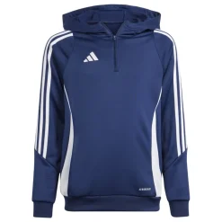 adidas Kinder Hoodie Tiro 24 Team Navy Blue / White