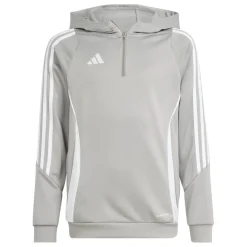 adidas Kinder Hoodie Tiro 24 Team Mid Grey / White