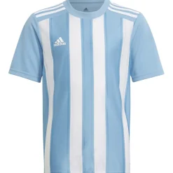 Adidas Kinder Kurzarm Trikot Striped 21 blau-weiß