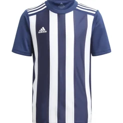 Adidas Kinder Kurzarm Trikot Striped 21 blau-weiß