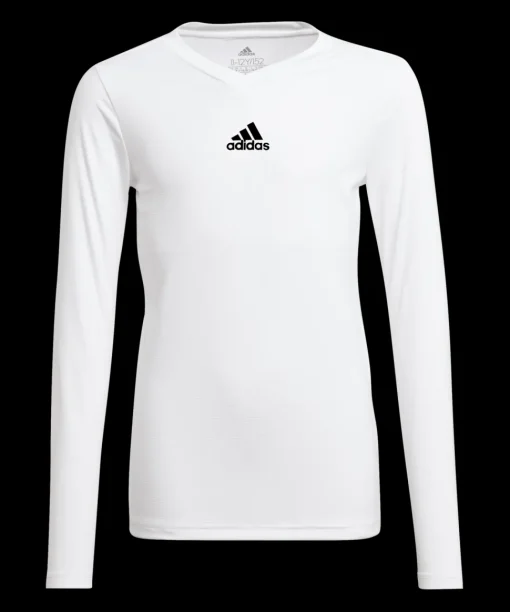 Adidas Kinder Langarm Base Shirt Team weiß