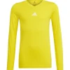 Adidas Kinder Langarm Base Shirt Team gelb