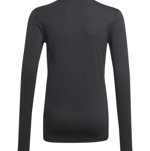 Adidas Kinder Langarm Base Shirt Team schwarz