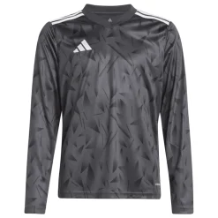 Adidas Kinder Langarm Trikot Team Icon 25 utility black-white