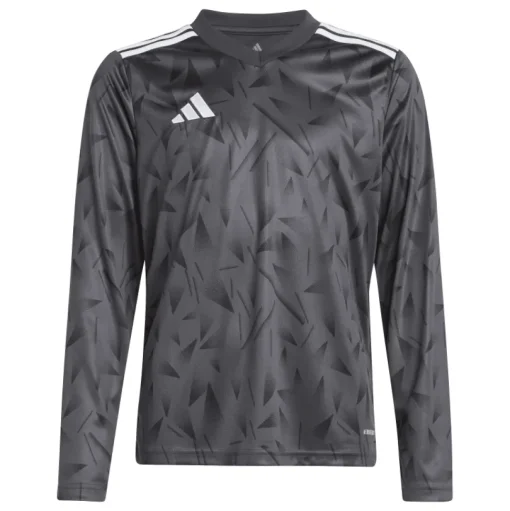 Adidas Kinder Langarm Trikot Team Icon 25 utility black-white