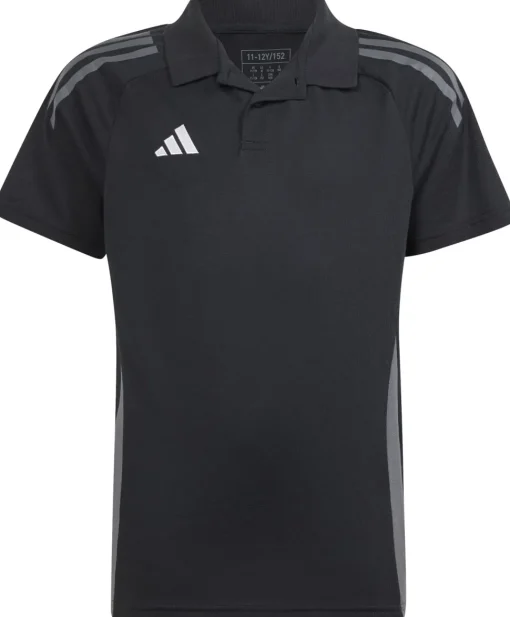 adidas Kinder Polo Shirt Tiro 24 Competition Black / Team Dark Grey