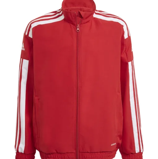 Adidas Kinder Präsentationsjacke Squadra 21 rot-weiß