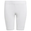 Adidas Kinder Short Tights Techfit white