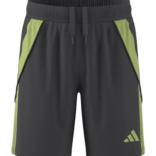Adidas Kinder Shorts Tiro 24 grey five-pulse lime
