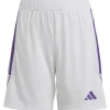 Adidas Kinder Shorts Tiro 23 weiß-lila