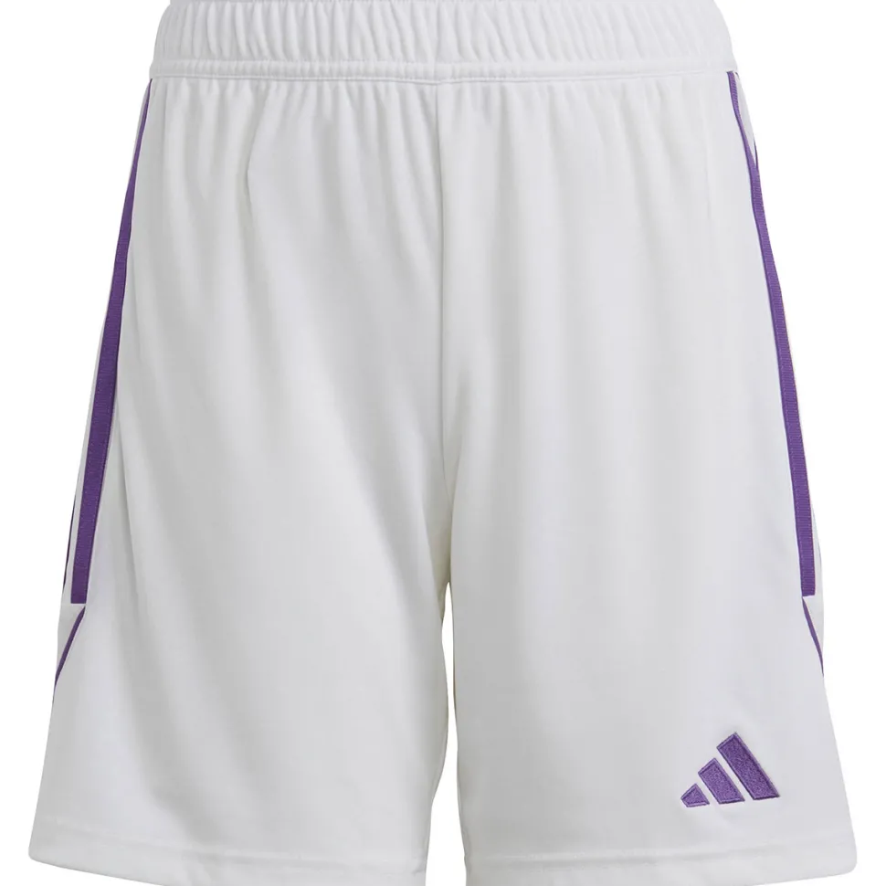 Adidas Kinder Shorts Tiro 23 weiß-lila