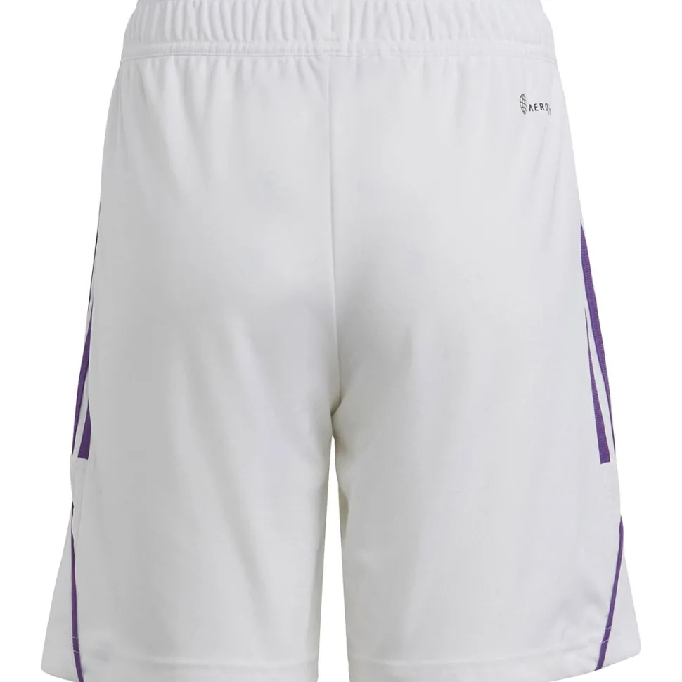 Adidas Kinder Shorts Tiro 23 weiß-lila