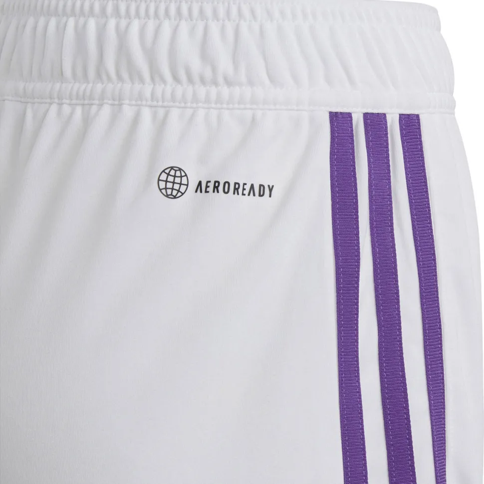 Adidas Kinder Shorts Tiro 23 weiß-lila