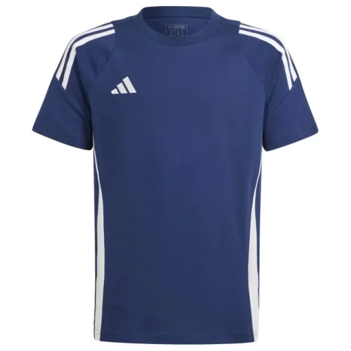 adidas Kinder Sweat T-Shirt Tiro 24 Team Navy Blue / White