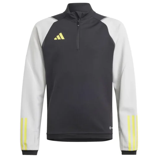 Adidas Kinder TrainingstopTiro 23 Competition Black | Team Light Grey | Impact Yellow