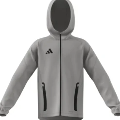 Adidas Kinder Vis Tech Travel Jacke Tiro 25 Competition team mid grey