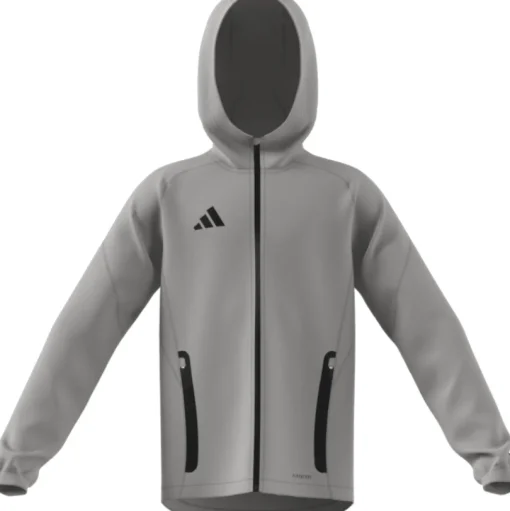 Adidas Kinder Vis Tech Travel Jacke Tiro 25 Competition team mid grey