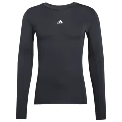 Adidas Langarm T-Shirt Techfit black