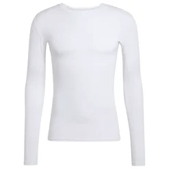 Adidas Langarm T-Shirt Techfit white