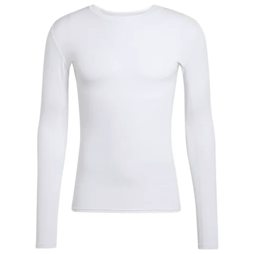 Adidas Langarm T-Shirt Techfit white