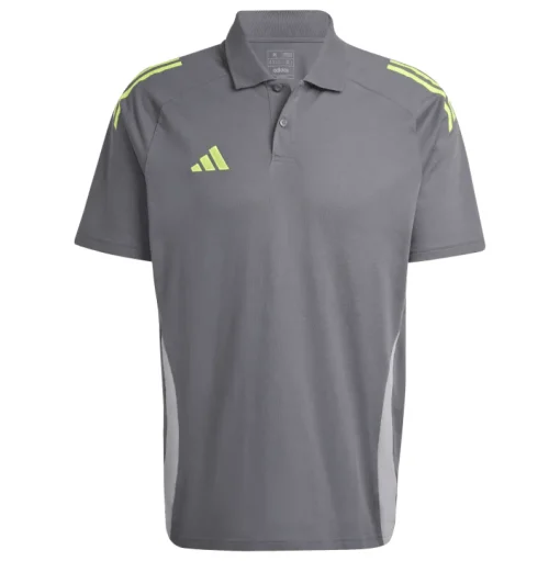 Adidas Polo-Shirt Tiro 24 Competition grey six-lucid lemon